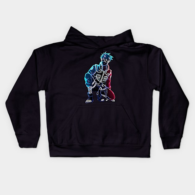 Soul kakashi hatake Kids Hoodie by San Creative